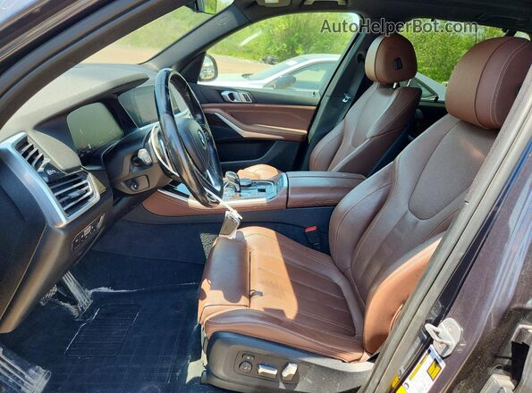 5UXCR6C50KLK87191 2019 BMW X5 Серый Вид салона спереди