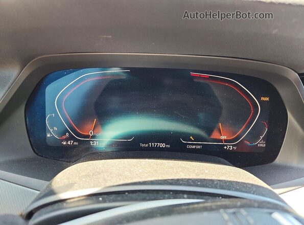 5UXCR6C51KLL01941 2019 BMW X5 Синий Вид щитка приборов