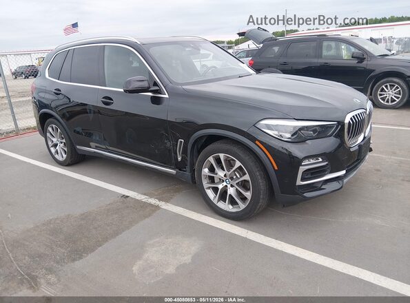 5UXCR6C51KLL38472 2019 BMW X5 Черный Передняя правая четверть