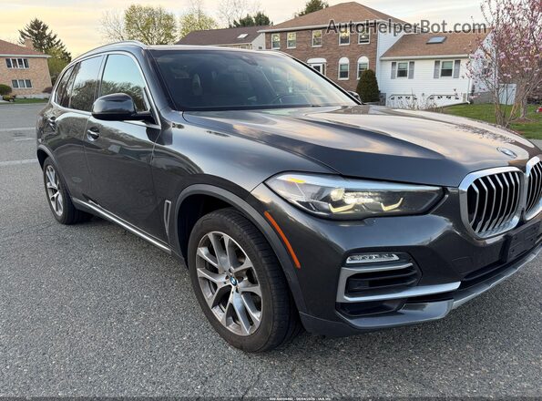 5UXCR6C52KLL26024 2019 BMW X5 Серый Передняя правая четверть