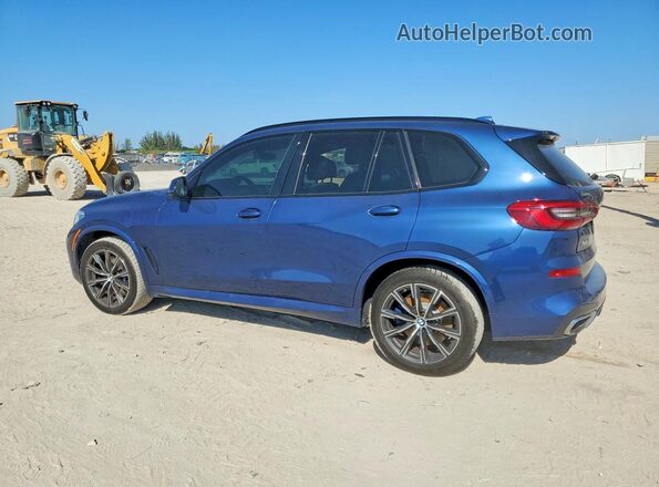 5UXCR6C53KLL12911 2019 BMW X5 Синий Задняя левая четверть