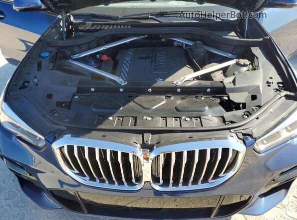 5UXCR6C53KLL12911 2019 BMW X5 Синий Вид подкапотного пространства