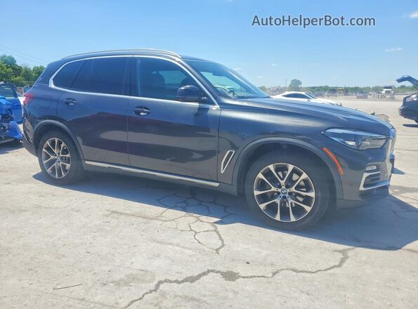 5UXCR6C54KLL52513 2019 BMW X5 Серый Передняя правая четверть