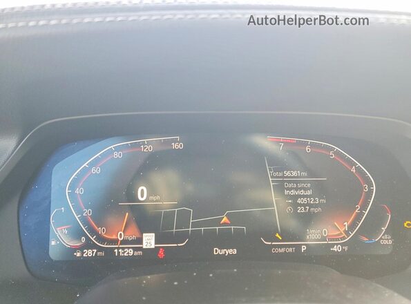 5UXCR6C55KLL12697 2019 BMW X5 Белый Вид щитка приборов