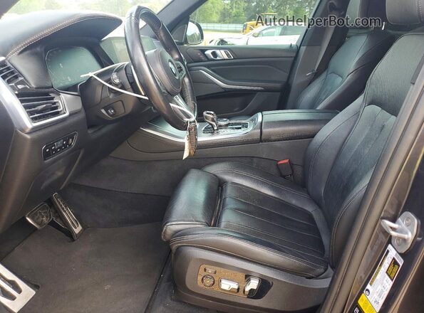 5UXCR6C57KLL02575 2019 BMW X5 Серый Вид салона спереди