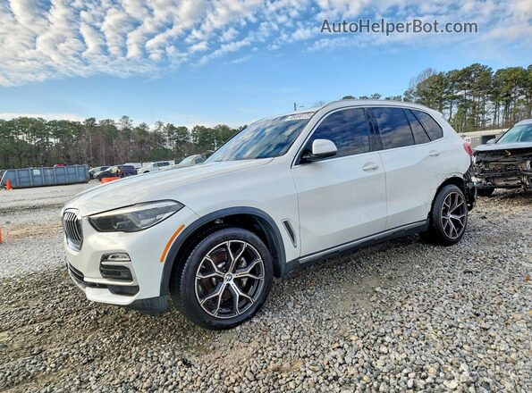 5UXCR6C57KLL08683 2019 BMW X5 Белый Передняя левая четверть