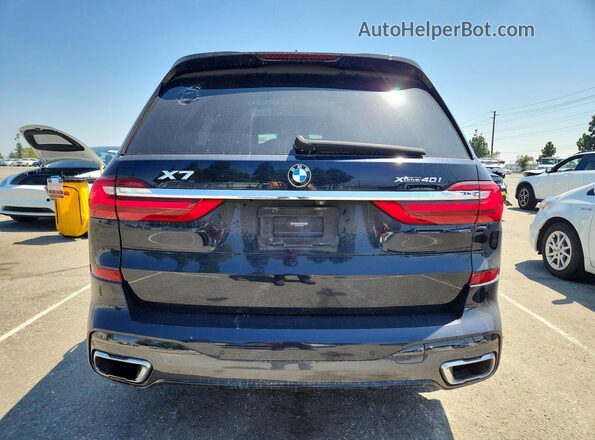 5UXCW2C00L9A00911 2020 BMW X7 Черный Вид сзади