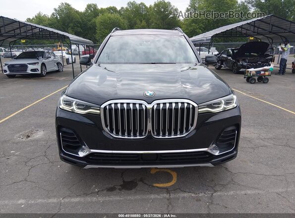 5UXCW2C02M9E41103 2021 BMW X7 Black Widok wnętrza z tyłu