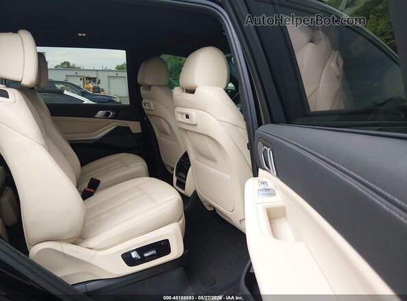5UXCW2C02M9E41103 2021 BMW X7 Black Widok naklejki z numerem VIN
