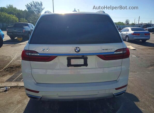 5UXCW2C02M9H35987 2021 BMW X7 Белый Вид сзади