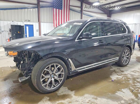 5UXCW2C02N9M47756 2022 BMW X7 Black Vista tres cuartos delantera izquierda