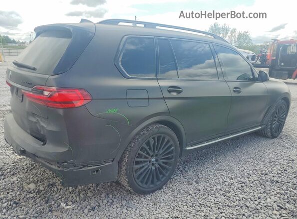 5UXCW2C03L9A02507 2020 BMW X7 Black Задня права чверть