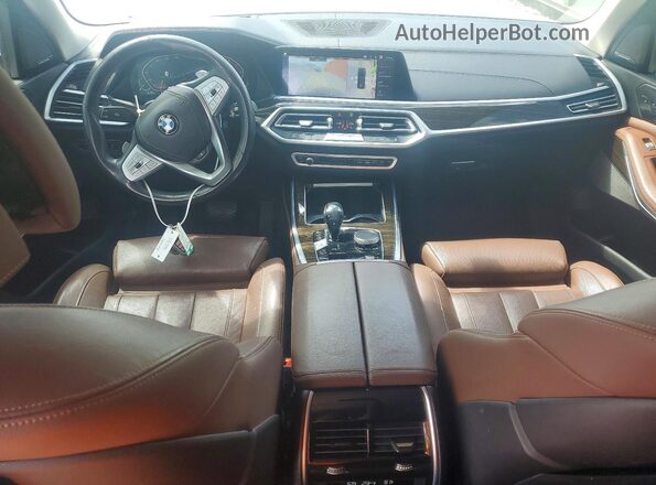 5UXCW2C03L9A02507 2020 BMW X7 Black Вид панелі приладів