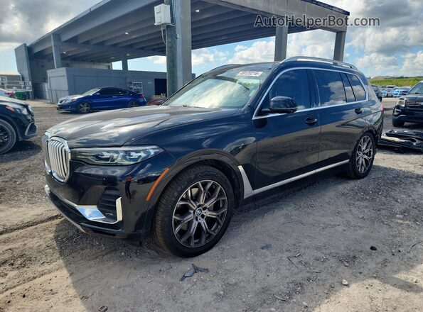 5UXCW2C07L9A02980 2020 BMW X7 Black Vista tres cuartos delantera izquierda