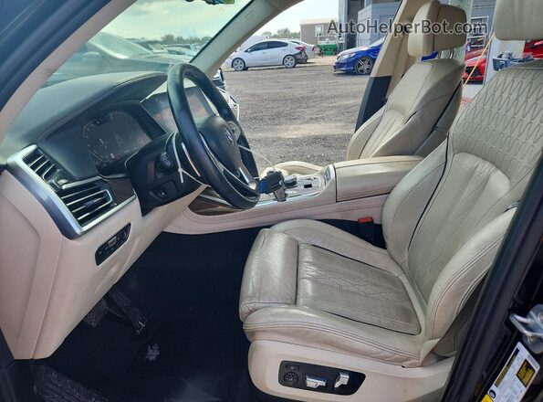5UXCW2C07L9A02980 2020 BMW X7 Black Vista interior delantera