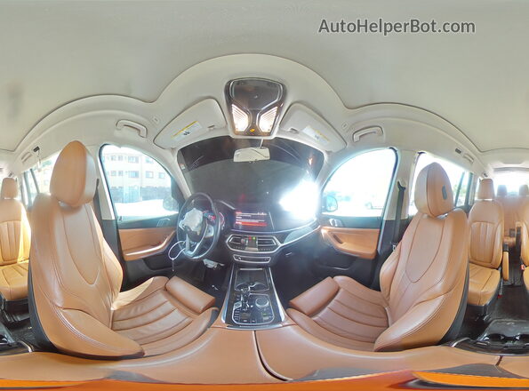 5UXCW2C07M9G50529 2021 BMW X7 Black 360 interior view