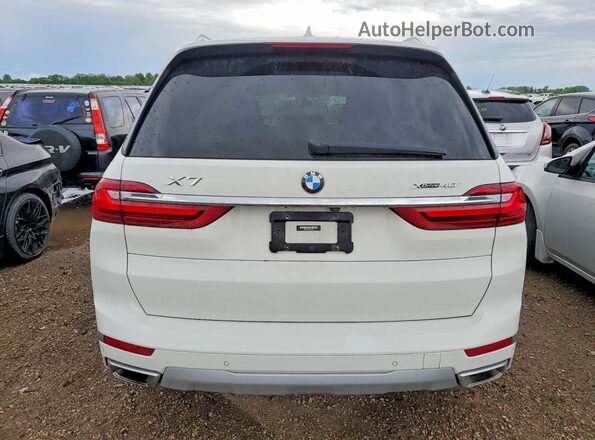 5UXCW2C08N9L34412 2022 BMW X7 White Widok z tyłu