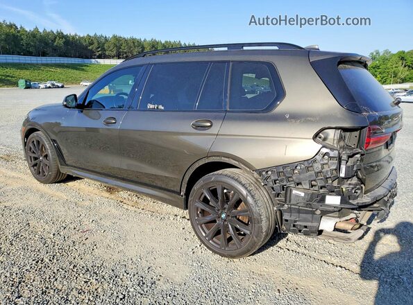 5UXCW2C08N9L66390 2022 BMW X7 Brown Trasero izquierdo