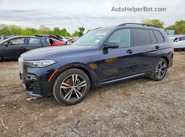 5UXCW2C09L0E74263 2020 BMW X7 Blue Przód lewy