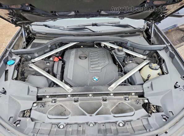 5UXCW2C09L0E74263 2020 BMW X7 Blue Widok komory silnika