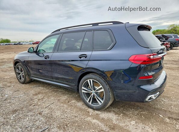 5UXCW2C09L0E74263 2020 BMW X7 Blue Tył lewy