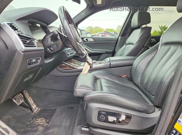 5UXCW2C09L0E74263 2020 BMW X7 Blue Widok wnętrza z przodu