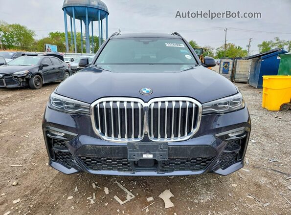 5UXCW2C09L0E74263 2020 BMW X7 Blue Widok z przodu