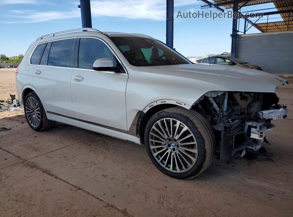 5UXCW2C09L9C68792 2020 BMW X7 White წინა მარჯვენა