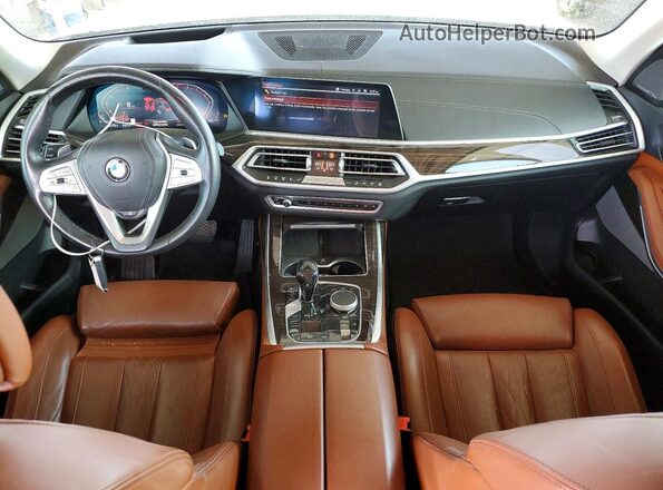 5UXCW2C09L9C68792 2020 BMW X7 White წინა პანელის ხედი