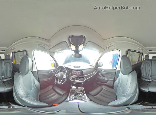 5UXCW2C0XL9B07254 2020 BMW X7 Blue 360 interior view