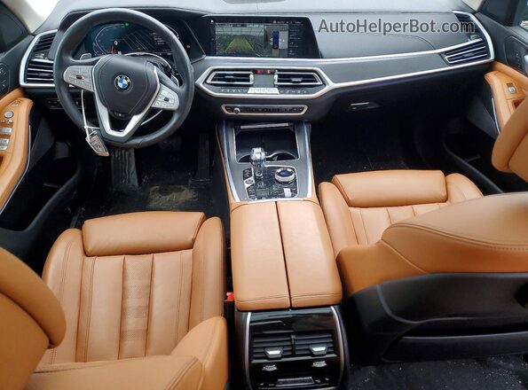 5UXCW2C0XN9J45616 2022 BMW X7 Синий Вид панели приборов