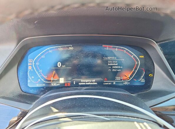 5UXCW2C58KL088021 2019 BMW X7 Черный Вид щитка приборов