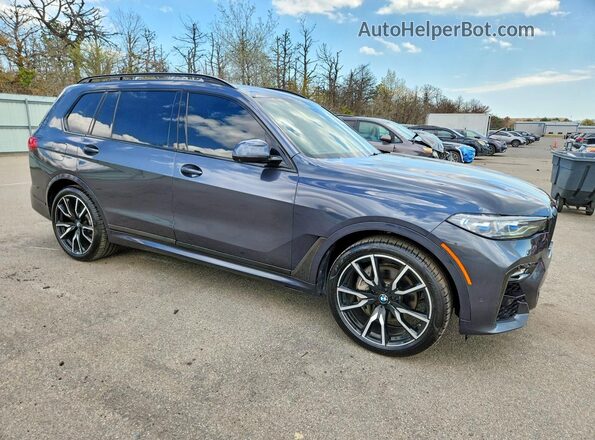 5UXCX4C53KLS37248 2019 BMW X7 Charcoal Przód prawy