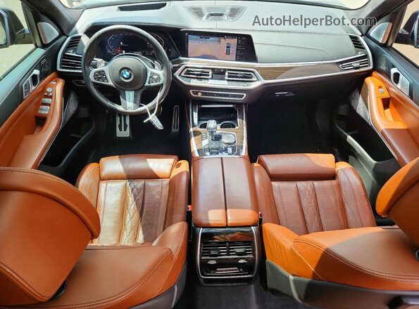 5UXCX4C53KLS37248 2019 BMW X7 Charcoal Widok deski rozdzielczej