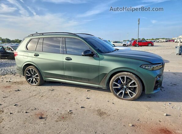 5UXCX4C53KLS37881 2019 BMW X7 Зеленый Передняя правая четверть