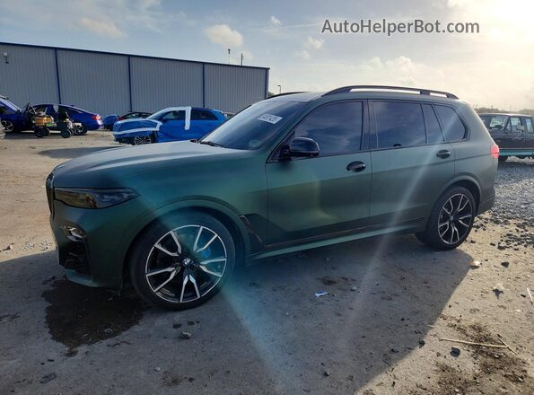 5UXCX4C53KLS37881 2019 BMW X7 Зеленый Передняя левая четверть