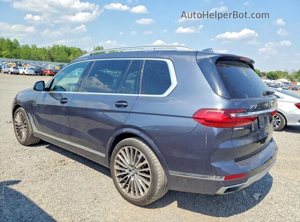 5UXCX4C54KLB39851 2019 BMW X7 Синий Задняя левая четверть