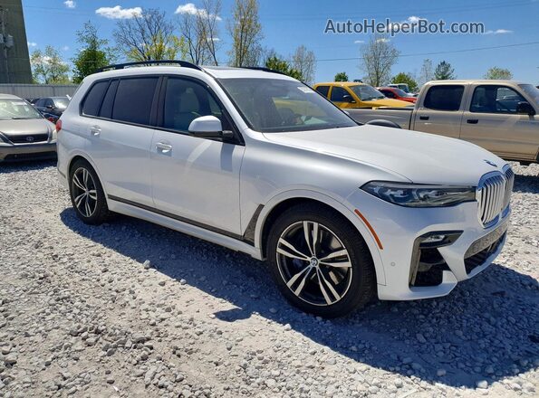 5UXCX4C55KLS37719 2019 BMW X7 White Delantero derecho