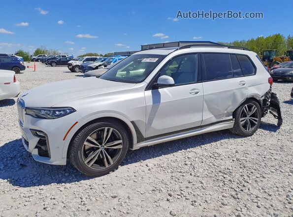 5UXCX4C55KLS37719 2019 BMW X7 White Vista tres cuartos delantera izquierda