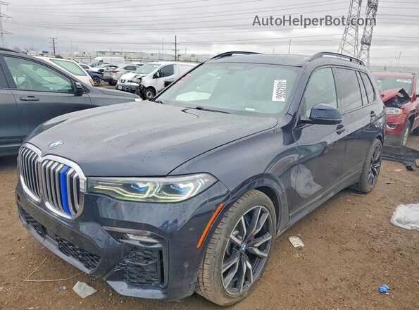 5UXCX4C56KLS37129 2019 BMW X7 Blue Przód lewy