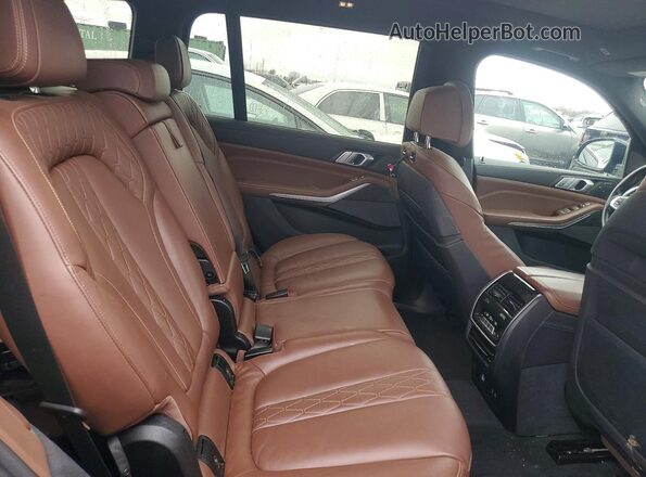 5UXCX4C56KLS37129 2019 BMW X7 Blue Widok tylnych siedzeń