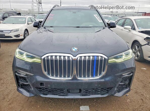 5UXCX4C56KLS37129 2019 BMW X7 Blue Widok z przodu