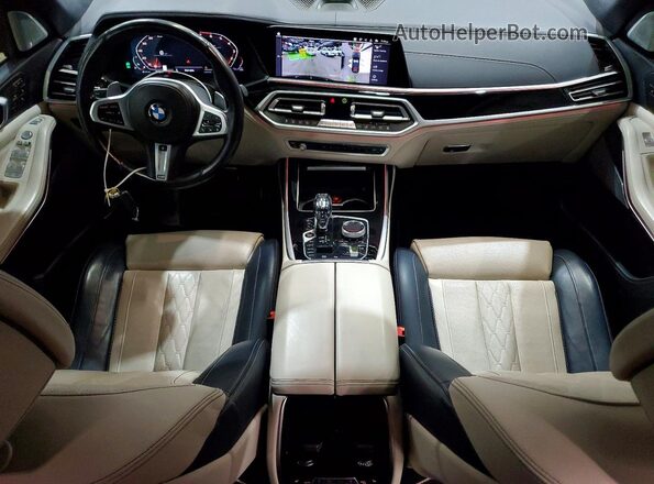 5UXCX6C00LLE35984 2020 BMW X7 Black Widok deski rozdzielczej