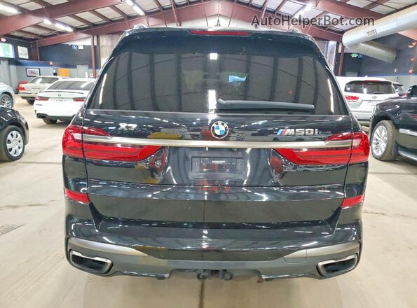 5UXCX6C00LLE35984 2020 BMW X7 Black Widok z tyłu