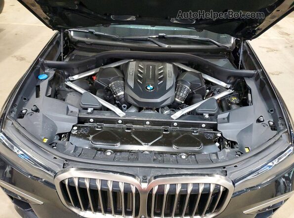 5UXCX6C00LLE35984 2020 BMW X7 Black Widok komory silnika