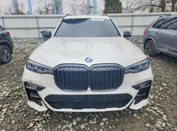 5UXCX6C04M9F01774 2021 BMW X7 White Widok z przodu