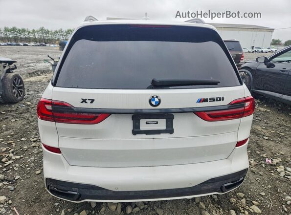 5UXCX6C04M9F01774 2021 BMW X7 White Widok z tyłu