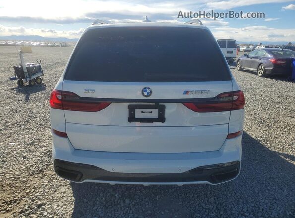 5UXCX6C07N9M80319 2022 BMW X7 White Widok z tyłu