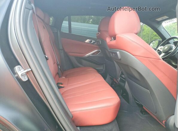 5UXCY4C02M9F23872 2021 BMW X6 Черный Вид задней части салона
