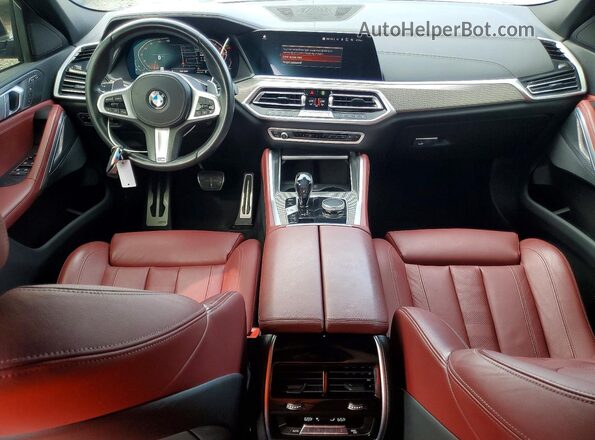 5UXCY4C02M9F23872 2021 BMW X6 Черный Вид панели приборов